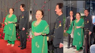 Saira Banu At Zaheer Iqbal Sonakshi Sinha wedding reception in Mumbai [upl. by Notserc382]