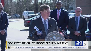 ‘Jacksonians deserve to live in peace’ Mississippi governor announces public safety initiative in J [upl. by Gabrila]