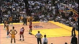 Lakers Vs Bulls 1991 NBA Finals Game 5 Part 2 [upl. by Nhguav970]