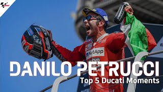 Danilo Petruccis Top 5 Moments with Ducati [upl. by Eixel]