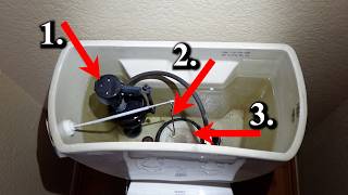 How to Fix a Running Toilet  3 Common Problems [upl. by Rramel]