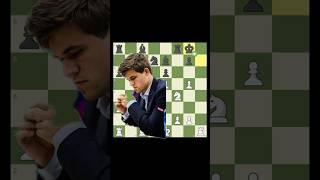 Magnus Brilliancy💎 chess magnus edit mastermind chessgrandmaster chessgame magnuson [upl. by Vidovik436]