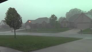 Severe Thunderstorm  May 1 2012 [upl. by Yelsiap]