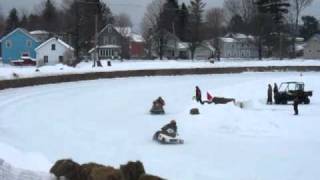 2011 Boonville NY Ice Racing Practice [upl. by Critta]