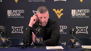 WVU Mens Basketball Josh Eilert Baylor Postgame  Feb 17 2024 [upl. by Ashla]