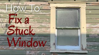 How To Fix a Stuck Window [upl. by Acinnad]