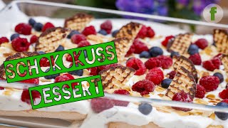 Traumhaftes Schokokuss Dessert mit Himbeeren [upl. by Revolc]