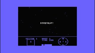 StarTrip 128 1989 by Kenneth Huebner — Commodore 128 — Gameplay [upl. by Marijo459]