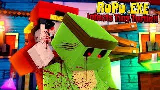 Minecraft EXE  ROPO EXE FINDS amp INFECTS TINY TURTLE [upl. by Franklin]