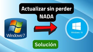 Como actualizar de Windows 7 a Windows 10 sin perder datos 2024 [upl. by Neenad]