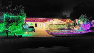 🎃👻 Halloween lights display 2024 🎃👻 [upl. by Anahcar]