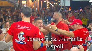 The most famous restaurant in Naples and you must try Trattoria da Nennella  Naples  Italy [upl. by Mayap]