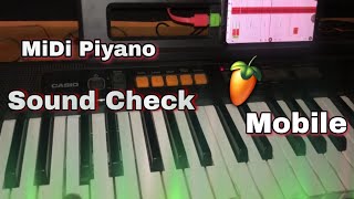 midi piyano Sound quality check ✅✔️ [upl. by Eeliak]