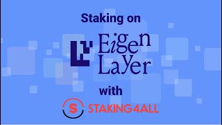 Eigen Layer Testnet staking [upl. by Marmaduke]