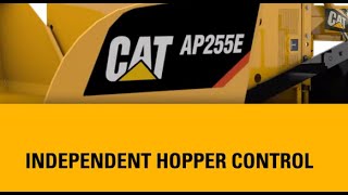 Cat® AP255E Track Asphalt Paver  Independent Hopper [upl. by Ettenig888]