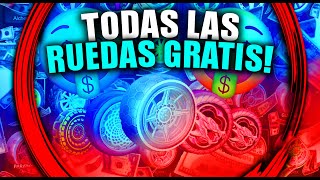 COMO CONSEGUIR RUEDASLLANTAS GRATIS CON LOS MEJORES METODOS Y TECNICAS en ROCKET LEAGUE [upl. by Gnek]