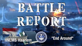 World of Warships  Battle Report HNLMS Haarlem  quotEnd Aroundquot [upl. by Miof Mela345]