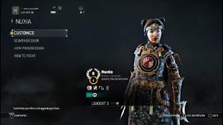 For Honor all Nuxia gear REP 8 Nuxia My new psn account [upl. by Coshow373]