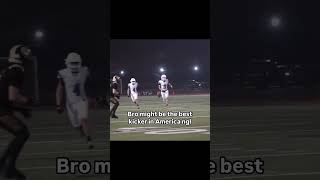 A LINEMAN at kicker is NASTY WORK🤣🔥youtubeshorts footballshorts football highschoolfootball [upl. by Amorita]