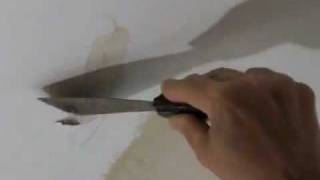 How to Repair a Water Damaged Plaster Ceiling [upl. by Hairem]