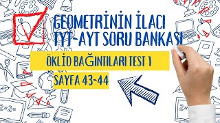 ACİL YAYINLARI GEOMETRİNİN İLACI SORU BANKASIÖklid Bağıntıları Test 1 [upl. by Suiramaj705]