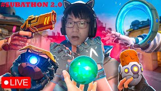 keputus SUBATHON 20 DAY 4  LIVE GAME RANDOM subathon mediashareon [upl. by Pammy]