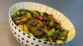 Brussels Sprouts  Indian Style  Desi Tadka  Spicy Recipe  Quick amp Easy to make [upl. by Lavella202]