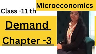 Chapter Theory of Demand  Class 11  Microeconomics  Part 2 [upl. by Jolda697]