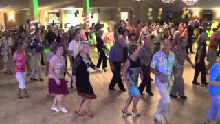 ELECTRIC SLIDE Line Dance at the 2014 CARIBBEAN COPA NIGHT [upl. by Neened]