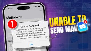 Fix Unable to Send Email on iPhone  Solve Mail Cannot Send Issue on iPhone [upl. by Ennad226]