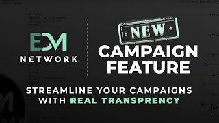 New Campaign Feature Streamline Your Campaigns with Real Transprency  EDM Lead Network [upl. by Marra]