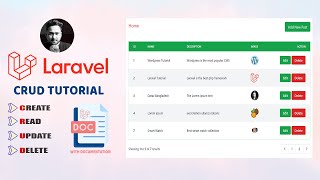 Laravel CRUD Tutorial  File Upload Flash Message Pagination  Laravel Tutorial for Beginners [upl. by Biancha]