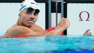 David Popovici won gold medal 200 meters freestyle Olympics It first medal for Romania Paris 2024 [upl. by Minda]