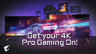 AORUS 4K Gaming Monitor  Perfect for NewGen Console  Product Overview [upl. by Willem]