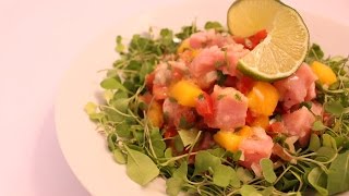 Yellow Fin Tuna and Mango Ceviche [upl. by Enellij]