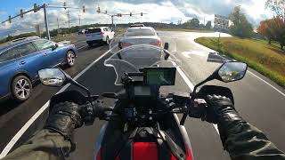 Honda NC750X DCT Ride 17  Lynchburg To Greensboro  Road Trip  Part 9 [upl. by Ahsile695]