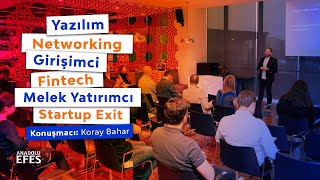 Nasıl Seri Girişimci Olunur  Koray Bahar CoFounder amp CEO at Figopara [upl. by Anilec]