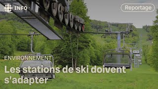 Les stations de ski du Québec face aux changements climatiques [upl. by Stockmon810]