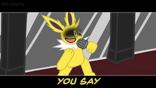 FNF Silly Billy quotLyrics Partquot Jolteon  Pokemon Animation [upl. by Marina]