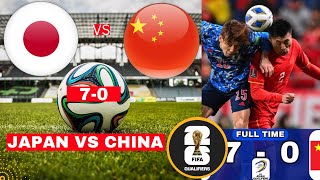 Japan vs China 70 Live Stream FIFA World Cup Qualification Football Match Score Highlights 日本 中國 足球 [upl. by Finnie783]