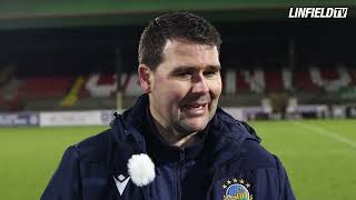 REACTION  David Healy  Glentoran 1  0 Linfield [upl. by Oahc]