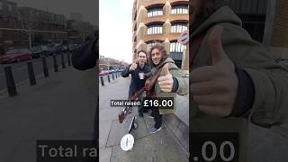 Station 111 Pimlico london busking busker donation [upl. by Nylevol]