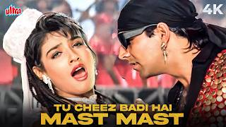 Tu Cheez Badi Hai Mast Mast 4K Song  Mohra Movie Songs  Udit Narayan Kavita Krishnamurthy [upl. by Nam]