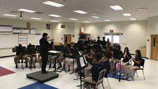 Grovetown Middle School Band  Veterans Day 2022 [upl. by Leftwich]