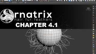 Ornatrix3ds max Episode 41 First part review of Ox Hair from Guides modifier [upl. by Gardy515]