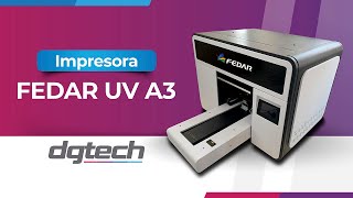 Impresora Fedar A3UV impresión directa sobre vidrio porcelana plástico y muchos materiales más [upl. by Ikairik]