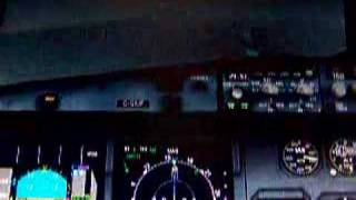 Low visibility landing in CYYT with an A321 Cockpit View [upl. by Anehta]