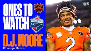 2024 NFL London Games Ones To Watch  DJ Moore  Chicago Bears 🐻  NFL UK amp Ireland [upl. by Ainwat]