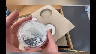 2022 10 oz Silver Australian Kookaburra Perth Mint [upl. by Alecram715]