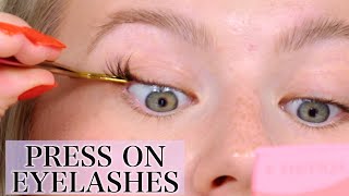 Press On Lashes  NO GLUE [upl. by Skinner]